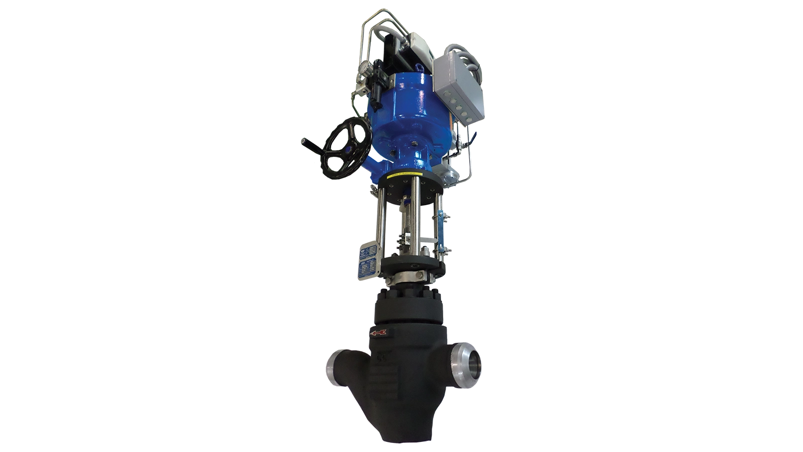 100DLC DRAG® valve with a piston actuator, a solution that resolved valve issues in a coal power plant, improving performance.