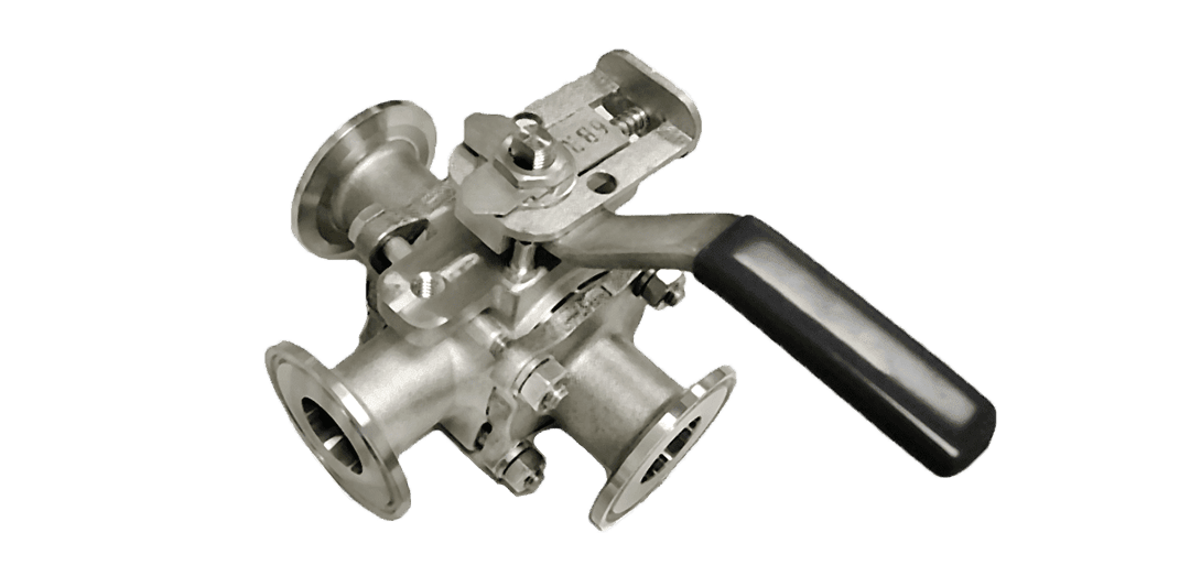 Stainless steel diverter valve: High-performance flow control solution for steam and process applications.